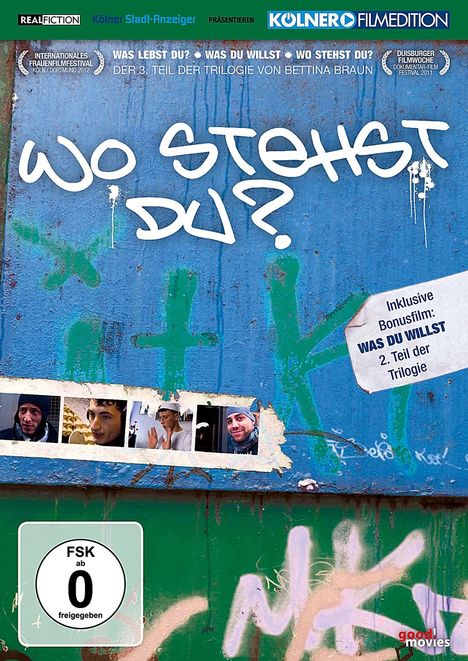 Wo stehst du?, DVD
