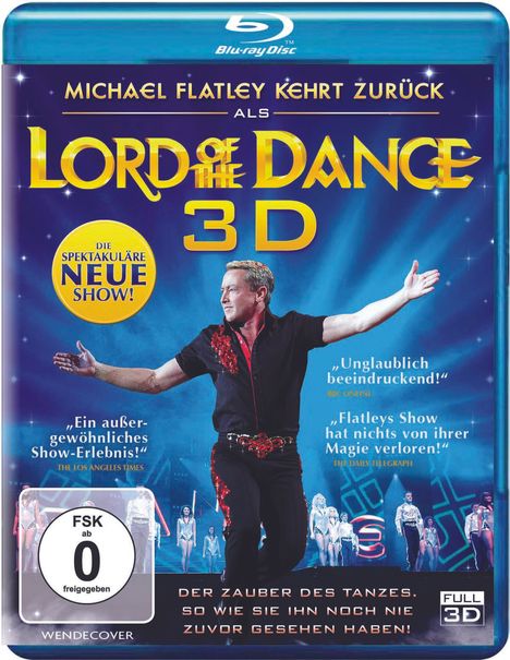 Lord Of The Dance (2011) (3D Blu-ray), Blu-ray Disc