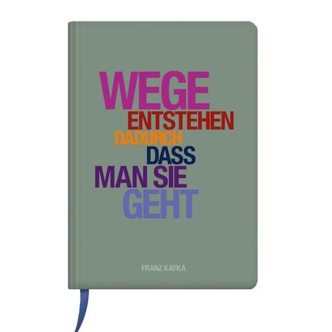 Notizbuch A5 Hardcover Wege, Diverse