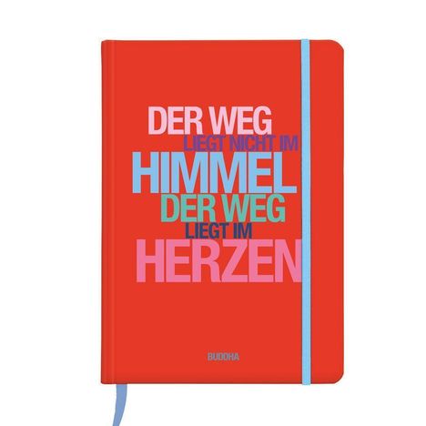 Notizbuch A5 Hardcover Buddha, Himmel, Diverse