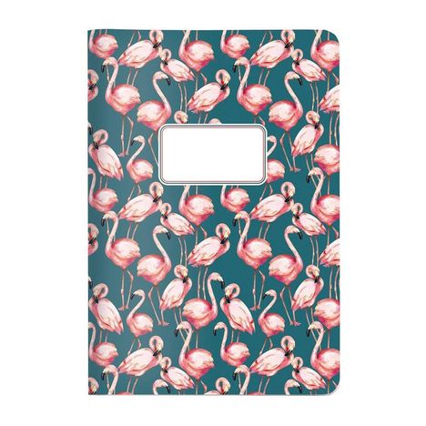 Hefte A5 Pattern Pink Flamingo, Buch