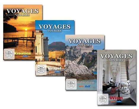 Voyages Package 3, 4 DVDs