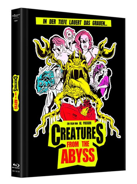 Creatures from the Abyss (Blu-ray &amp; DVD Mediabook), 1 Blu-ray Disc und 1 DVD