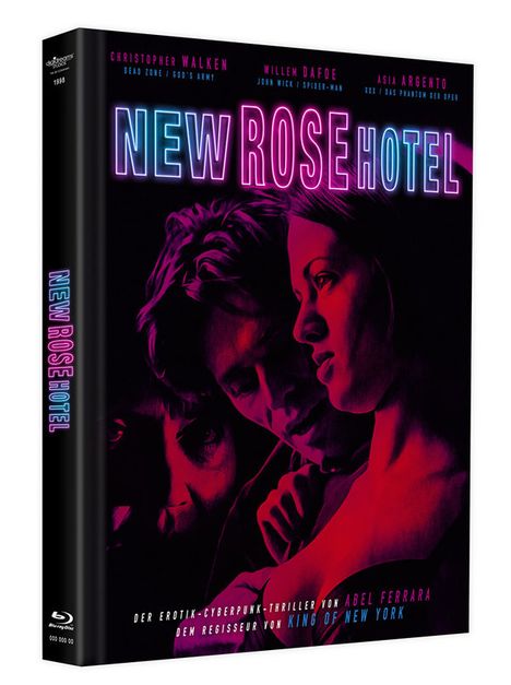 New Rose Hotel (Blu-ray &amp; DVD im Mediabook), 1 Blu-ray Disc und 1 DVD
