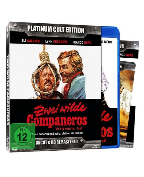 Zwei wilde Companeros (Blu-ray &amp; DVD), 1 Blu-ray Disc und 1 DVD