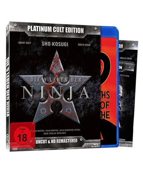 Die 9 Leben der Ninja (Blu-ray &amp; DVD), 1 Blu-ray Disc und 1 DVD