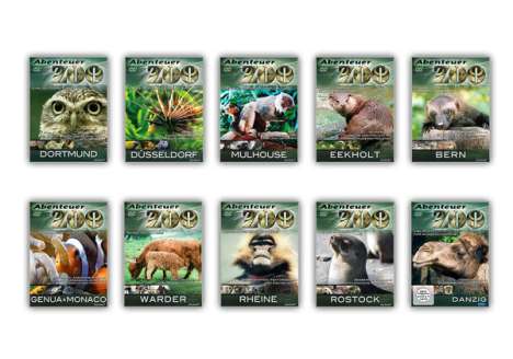 Abenteuer Zoo - Deutschland/Europa, 10 DVDs