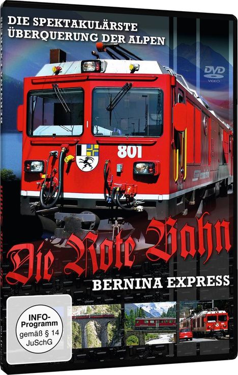 Die rote Bahn - Bernina-Express, DVD