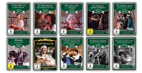 Defa-Märchen Spielfilm 10er Package, 10 DVDs