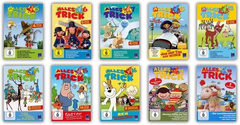 Alles Trick - Zauberhafte Trickfilm-Kult-Klassiker (Edition 1), 10 DVDs