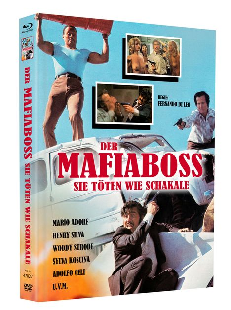 Der Mafiaboss - Sie töten wie Schakale (Blu-ray &amp; DVD im Mediabook), 1 Blu-ray Disc und 1 DVD