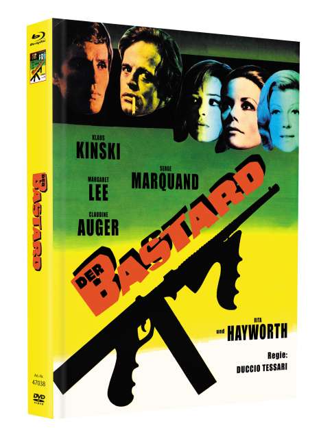 Der Bastard (Blu-ray &amp; DVD im Mediabook), 1 Blu-ray Disc und 1 DVD