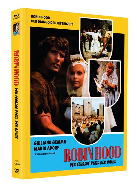 Robin Hood - Der feurige Pfeil der Rache (Blu-ray &amp; DVD im Mediabook), 1 Blu-ray Disc und 2 DVDs