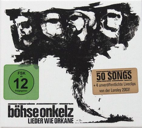 Böhse Onkelz: Lieder wie Orkane, 4 CDs und 1 DVD