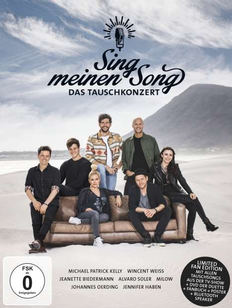 Sing meinen Song - Das Tauschkonzert Vol. 6 (Super-Deluxe-Fan-Box-Set), 2 CDs, 1 DVD, 1 Buch und 1 Merchandise