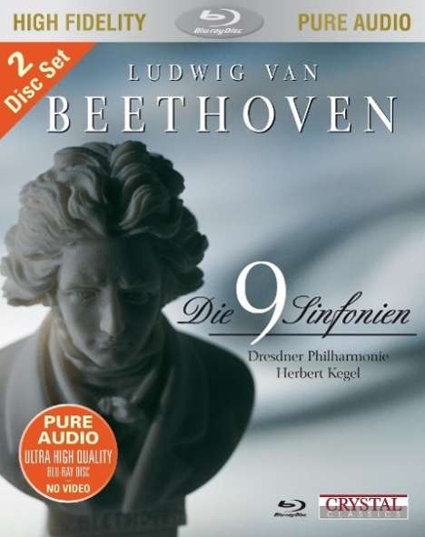 Ludwig van Beethoven (1770-1827): Symphonien Nr.1-9, 2 Blu-ray Audio