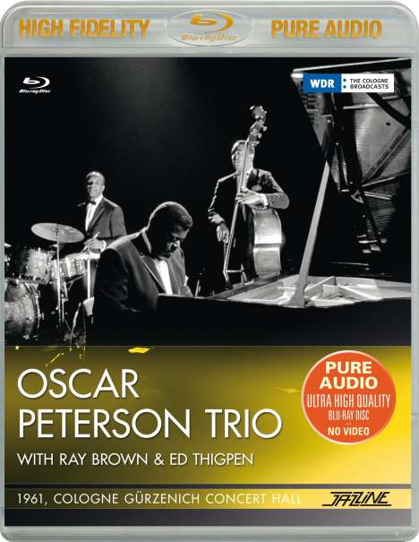 Oscar Peterson (1925-2007): Oscar Peterson Trio: 1961 Cologne, Gürzenich Concert Hall, Blu-ray Audio