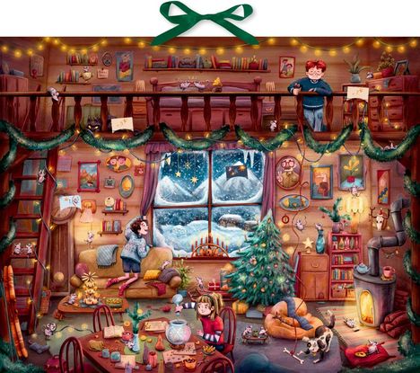 Susan Niessen: Zettelkalender - Aufregende Winterferien/Bergen, Kalender