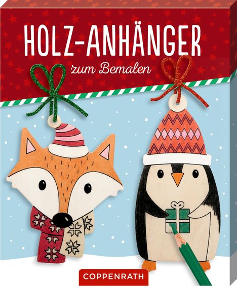 Holz-Anhänger zum Bemalen, Diverse