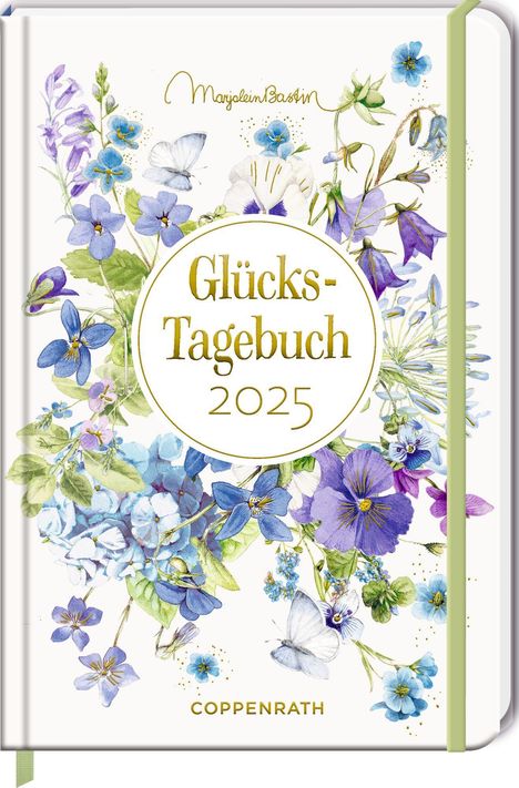 Großer Wochenkalender - GlücksTagebuch 2025 - Marjolein Bastin - blau, Kalender