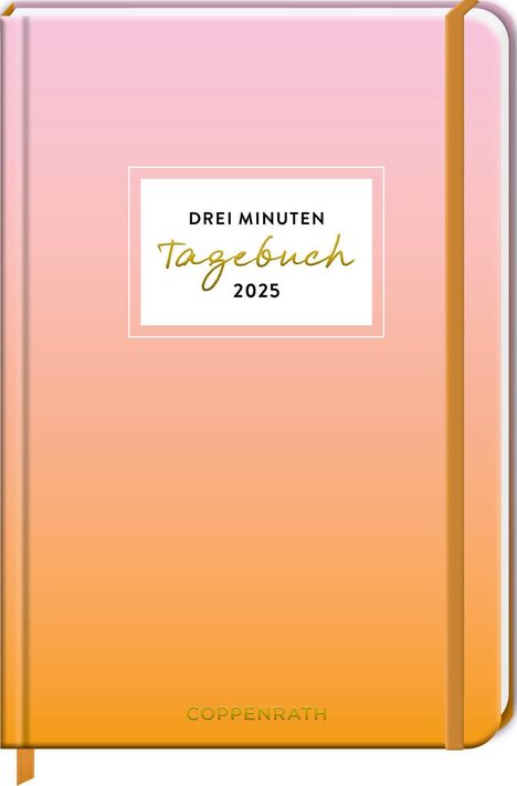 Großer Wochenkalender - 3 Minuten Tagebuch 2025 - Sonnenaufgang rosa, Kalender