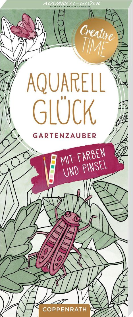 Aquarell-Glück Gartenzauber, Buch