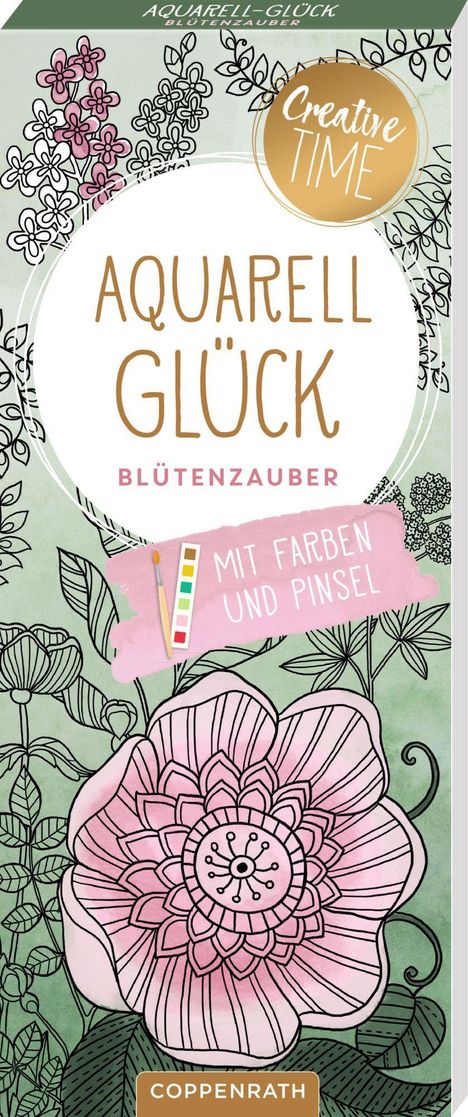 Aquarell-Glück Blütenzauber, Buch