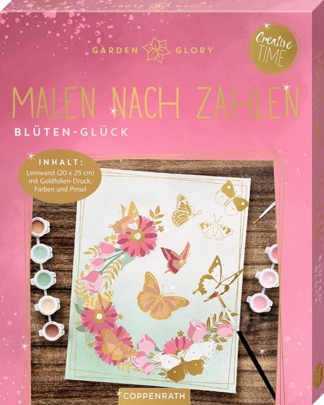 Malen nach Zahlen. Blüten-Glück, Diverse