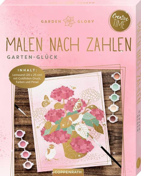 Malen nach Zahlen. Garten-Glück, Diverse