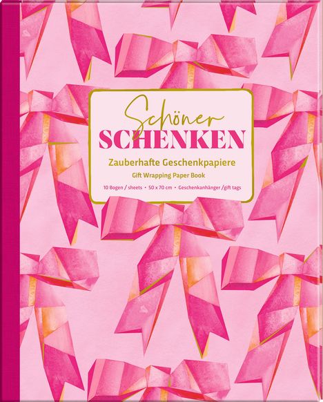 Geschenkpapier-Buch - All about pink, Buch