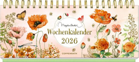 Wochenkalender 2026 - peach, Kalender