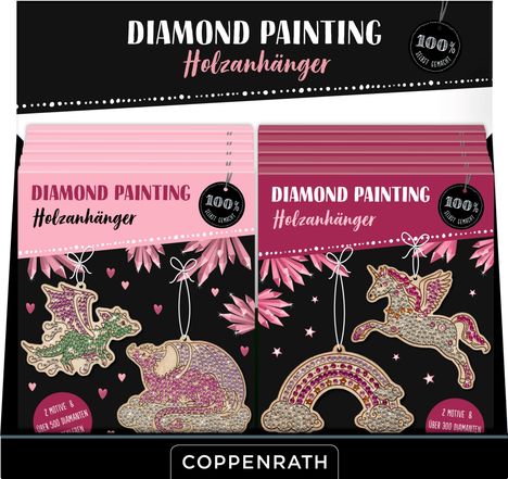 Diamond Painting Holzanhänger, Diverse