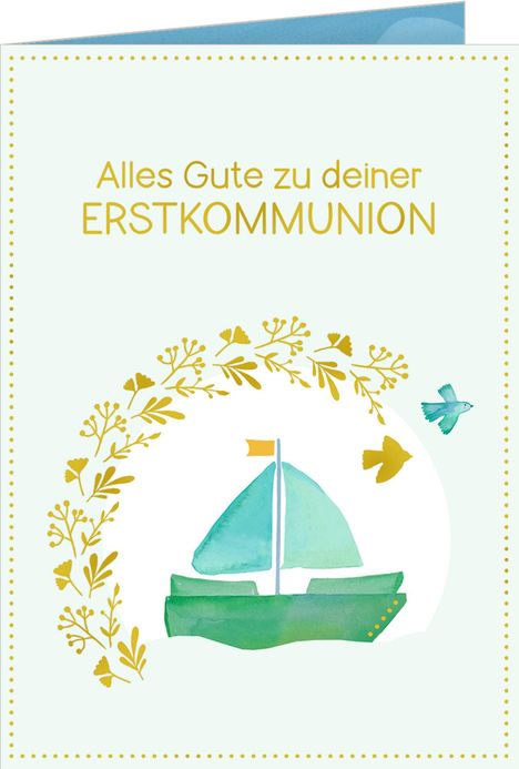 Pop-up-Grußkarte - Alles Gute zu deiner Erstkommunion, Diverse