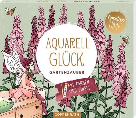 Aquarell-Glück Gartenzauber, Buch