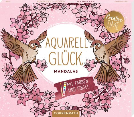 Aquarell-Glück Mandalas, Buch
