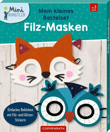 Mein kleines Bastelset: Filz-Masken, Diverse