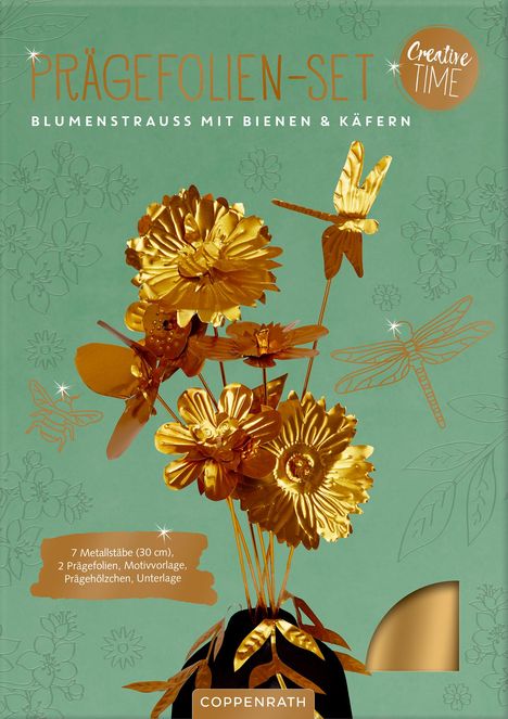 Prägefolien-Set Blumenstrauß, Diverse