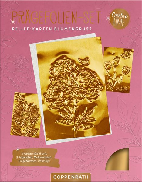 Prägefolien-Set Relief-Karten, Diverse