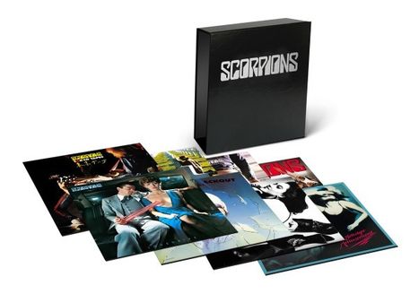 Scorpions: Vinyl Box (50th Anniversary Deluxe Editions) (remastered) (180g) (Limited Numbered Edition), 10 LPs und 10 CDs