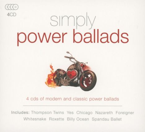 Simply Power Ballads, 4 CDs