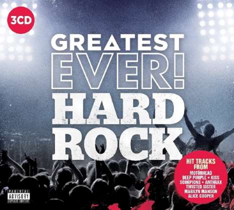 Greatest Ever Hardrock (Explicit), 3 CDs