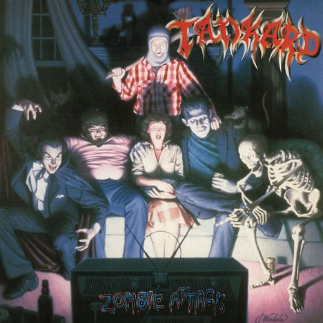 Tankard: Zombie Attack (remastered) (Limited Edition) (Splatter Vinyl), LP