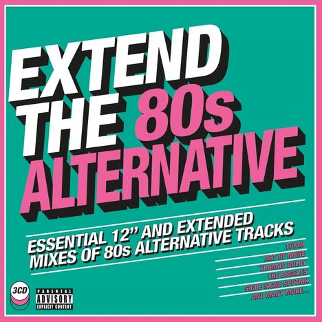 Extend the 80s: Alternative, 3 CDs