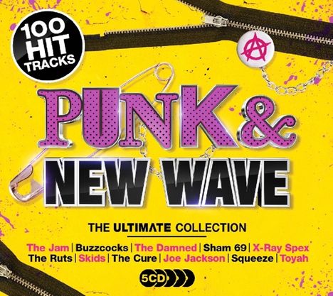 Punk &amp; New Wave, 5 CDs