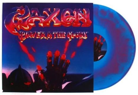 Saxon: Power &amp; The Glory (Limited-Edition) (Blue &amp; Purple Swirl Vinyl), LP