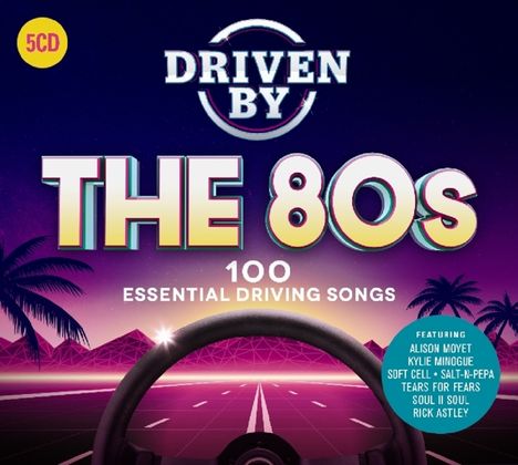 Driven By The 80s: 100 Essential Driving Songs, 5 CDs