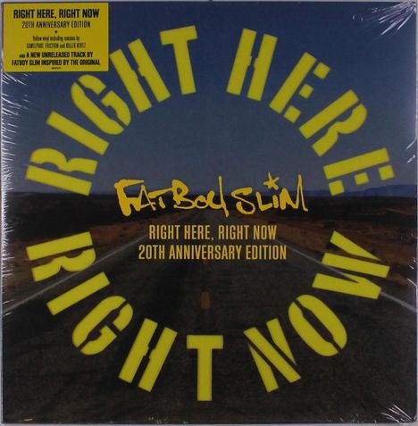 Fatboy Slim: Right Here Right Now (20th Anniversary Edition) (Yellow Vinyl) (Inkl. Remixes), LP