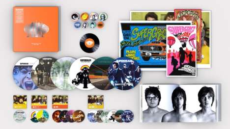 Supergrass: The Strange Ones: 1994 - 2008 (Limited Deluxe Box Set) (Picture Disc), 6 LPs, 13 CDs und 1 Single 7"