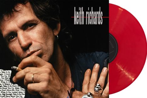 Keith Richards: Talk Is Cheap (30th Anniversary Edition) (Indie Retail Exclusive) (remastered) (180g) (Limited Edition) (Red Vinyl), LP