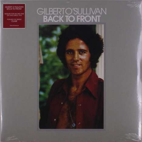 Gilbert O'Sullivan: Back To Front, LP